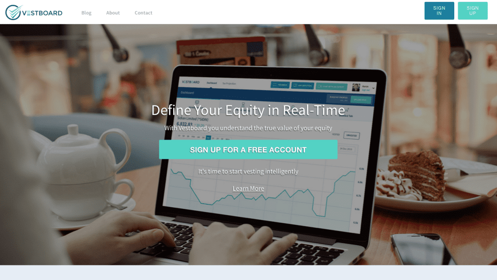 Vest Board - Home page