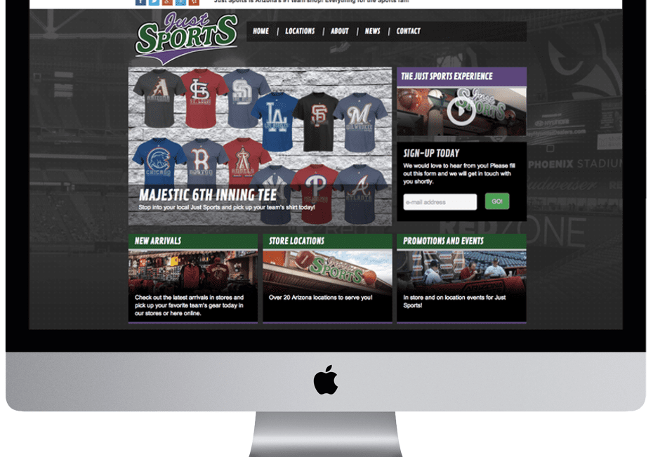 Just Sport - Company Website